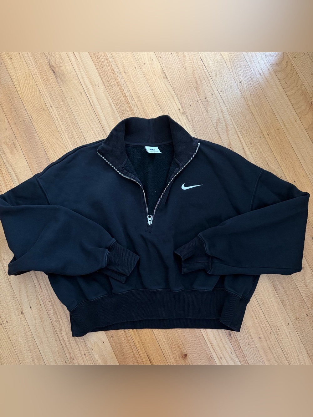 Nike Quarter Zip Jacket Cropped style